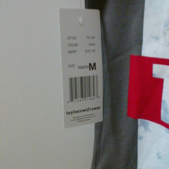 TAYLOR SWIFT Gray tee - Picture 5 of 5